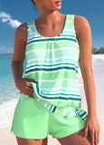 Rosa™ | Relaxed Striped Tankini Set