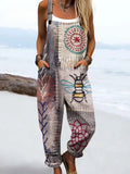 Comfortable Printed Dungarees