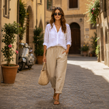 Camila | Lightweight Linen Trousers