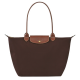 Longchamp - Large Le Pliage Tote, Brown