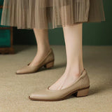 Heather | Mid Heeled Mary Janes