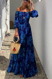 Francesca | Long dress with floral print